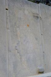 Mur avec partie de croix andines