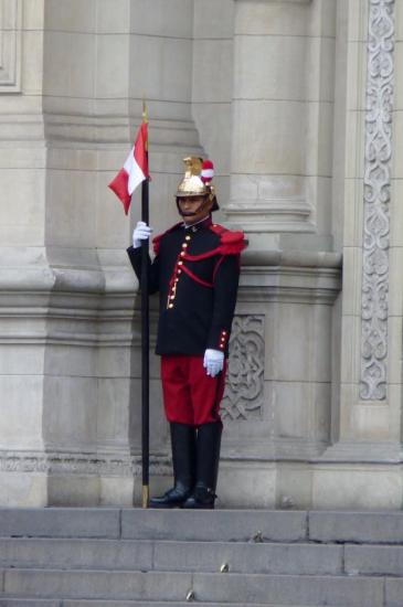 Lima - Palais du Gouvernement - Garde