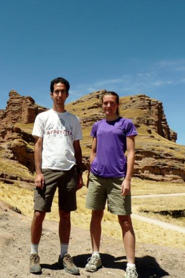 Canyon de Tinajani - Laëtitia et moi