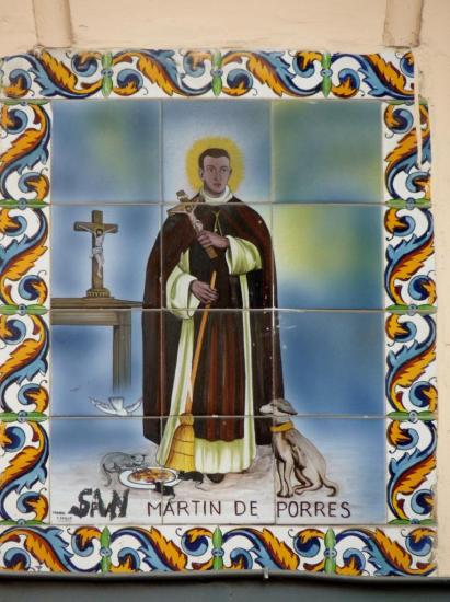 Lima - Statue d'un saint de Lima
