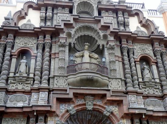 Lima - Eglise de la Merced - Zoom sur la façade
