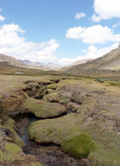 Trek Vilcanota - Méandres de la rivière